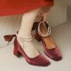 Fashion Square Toe High Heels For Women