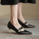 White High Heels Women's Pointed Toe High-end Niche