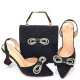 Women's Fashion Casual Party High Heels With Tote Bag