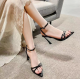 Ladies New Thin Belt Classy High Heels